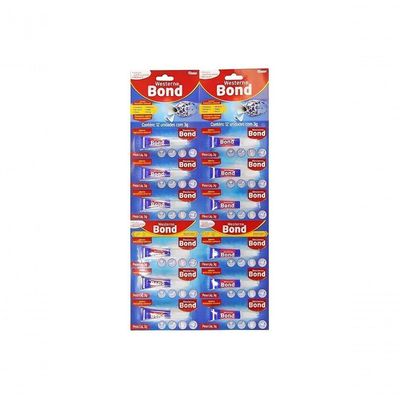 Cartela Super Cola Instantanea Western 3g 12 Unidade