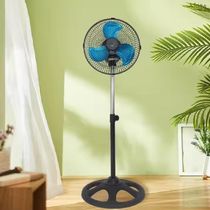 Ventilador Coluna Chão Potente 220V Profissional 3 Velocidades 45W Coluna Pedestal Giratorio 3