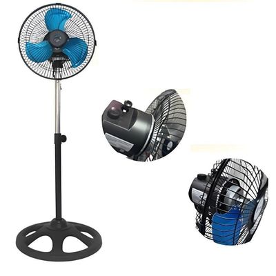 Ventilador Coluna Chão Potente 220V Profissional 3 Velocidades 45W Coluna Pedestal Giratorio 3