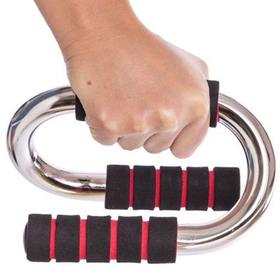 Suporte Flexao Chao Barra Apoio Treino Ombro Triceps Peito Abdomen Prancha Academia Casa Aparelho
