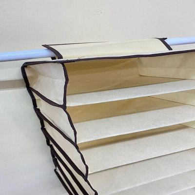 Organizador Guarda Roupa 6 Prateleiras Sapateira Vertical Closet Armário Cabide Portátil Mala Viagem