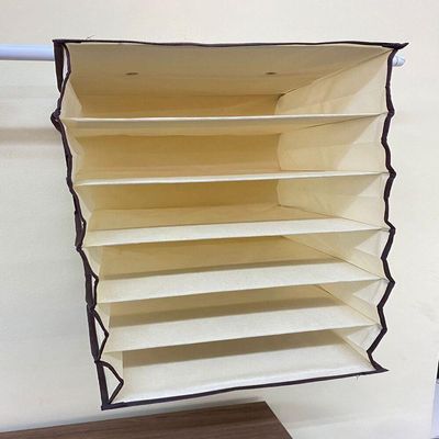 Organizador Guarda Roupa 6 Prateleiras Sapateira Vertical Closet Armário Cabide Portátil Mala Viagem