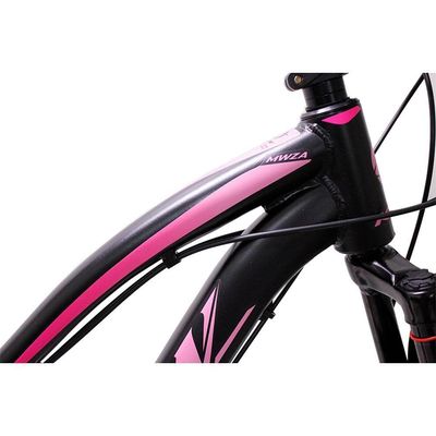 Bicicleta Ksw Aro 29 Feminina Alumínio 21 Marchas Freio A Disco Preto Fos -ad Rosa 19