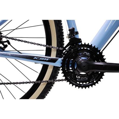 Bicicleta Aro 29 Ksw 21 Marchas Alumínio Cambio Shimano Freio A Disco Azul Claro -ad Pto 17