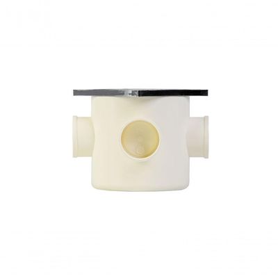 Caixa Sifonada Com Grelha Quadrada Cromada 100 X 100 X 50 Mm - Krona