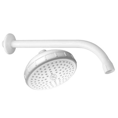 Chuveiro Frio Pvc Com Braço Branco - Krona