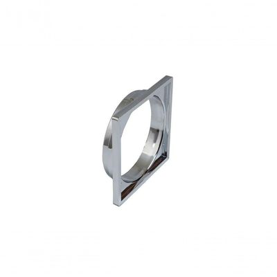 Porta Grelha Quadrada 150 Mm Cromada - Krona