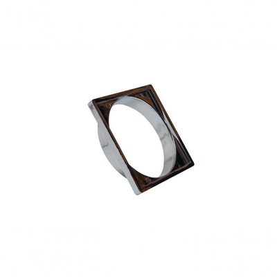 Porta Grelha Quadrada 150 Mm Cromada - Krona