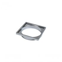 Porta Grelha Quadrada 150 Mm Cromada - Krona