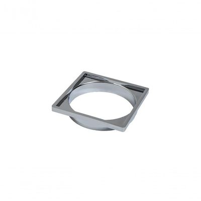 Porta Grelha Quadrada 150 Mm Cromada - Krona
