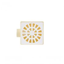 Ralo Sifonado Quadrado Branco 100 Mm X 40 Mm- Krona