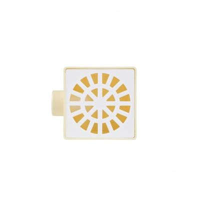 Ralo Sifonado Quadrado Branco 100 Mm X 40 Mm- Krona