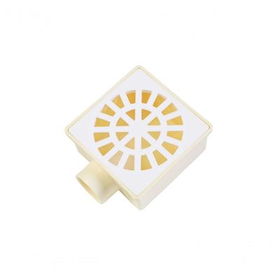 Ralo Sifonado Quadrado Branco 100 Mm X 40 Mm- Krona