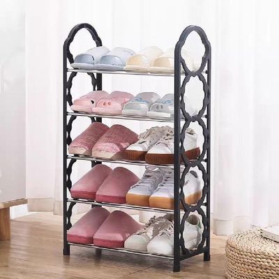 Sapateira Vertical Multiuso Com 5 Prateleiras – Organizador Para Até 10 Pares De Calçados