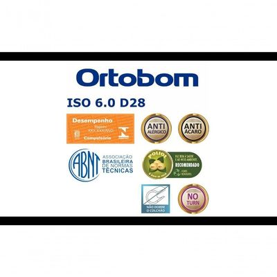 Colchão Misto Iso 60 D28 – Viúva (128x188x18) – Ortobom