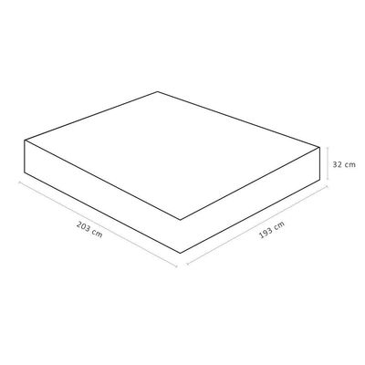 Colchão Gold Ultra Gel – Super King (193x203x32) - Ortobom