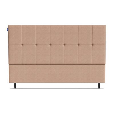 Cabeceira Piave Veluto Bege Queen (8x160x120) - Ortobom