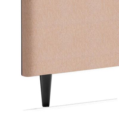 Cabeceira Piave Veluto Bege Queen (8x160x120) - Ortobom