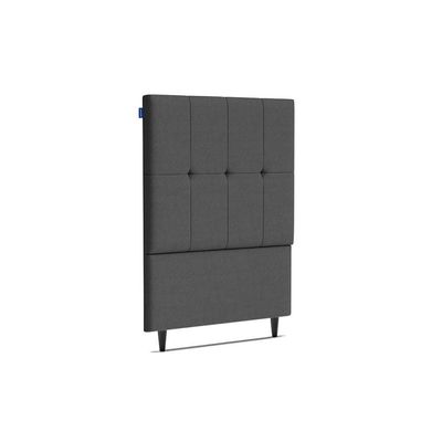 Cabeceira Piave Veluto Cinza Solteiro (8x90x120) - Ortobom