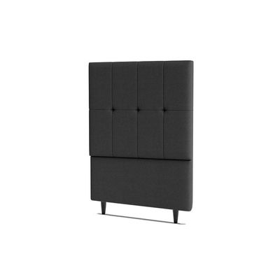 Cabeceira Piave Veluto Cinza Solteiro (8x90x120) - Ortobom
