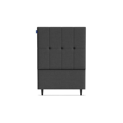 Cabeceira Piave Veluto Cinza Solteiro (8x90x120) - Ortobom
