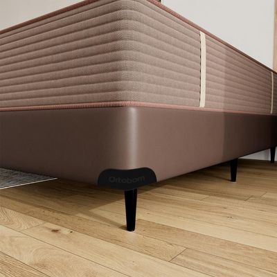 Base Sommier Marrom Solteiro (88x188x23) - Ortobom