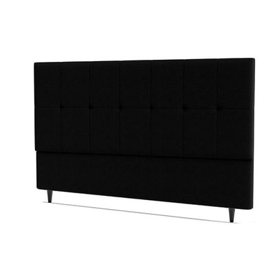Cabeceira Piave Linho Preto Queen (8x160x120) - Ortobom