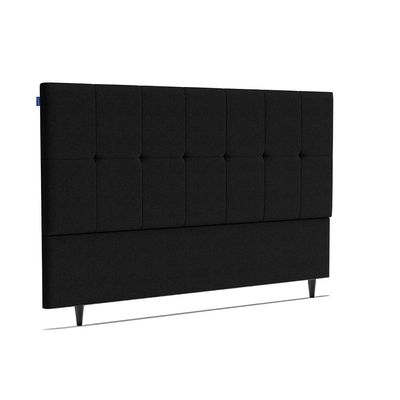Cabeceira Piave Linho Preto Queen (8x160x120) - Ortobom