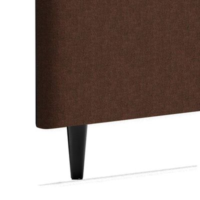 Cabeceira Piave Veluto Marrom Casal (8x140x120) - Ortobom