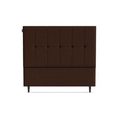 Cabeceira Piave Veluto Marrom Casal (8x140x120) - Ortobom