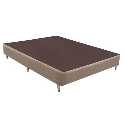 Base Sommier Linho Bege Casal (138x188x23) - Ortobom