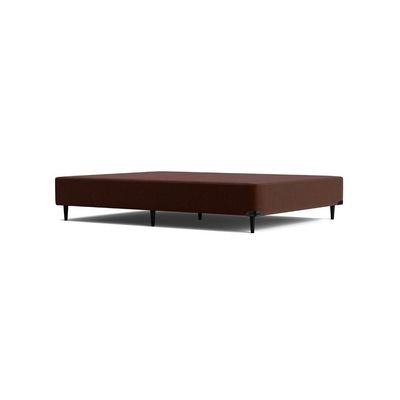 Base Sommier Camurça Marrom Casal (138x188x23) - Ortobom