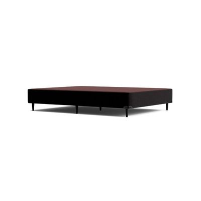 Base Sommier Camurça Preto Casal (138x188x23) - Ortobom