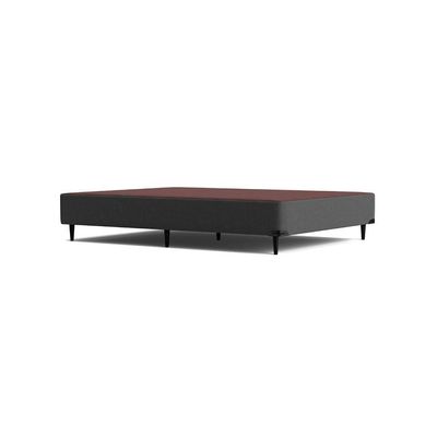 Base Sommier Camurça Cinza Casal (138x188x23) - Ortobom