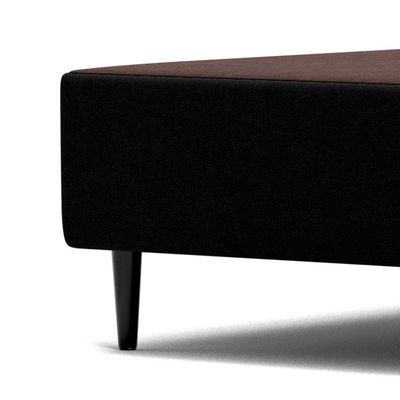 Base Sommier Camurça Preto Solteiro (88x188x23) - Ortobom