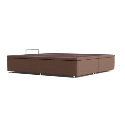 Base Baú Physical Camurça Bege Queen (158x198x39) - Ortobom
