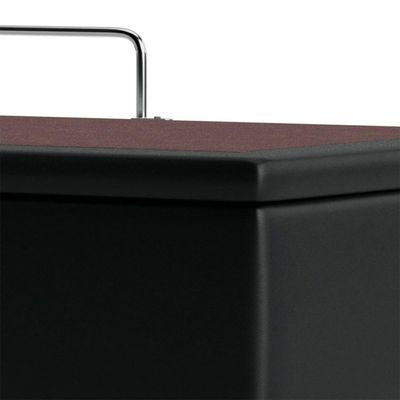 Base Baú Phy Preto Solteiro (88x188x39) - Ortobom