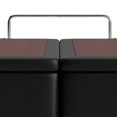 Base Baú Preto Super King (193x203x39) - Ortobom