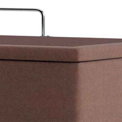 Base Baú Phy Camurça Bege Solteiro (88x188x39) - Ortobom