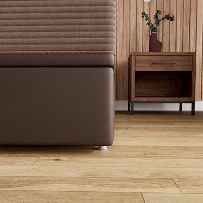 Base Baú Phy Marrom Solteiro (88x188x39) - Ortobom