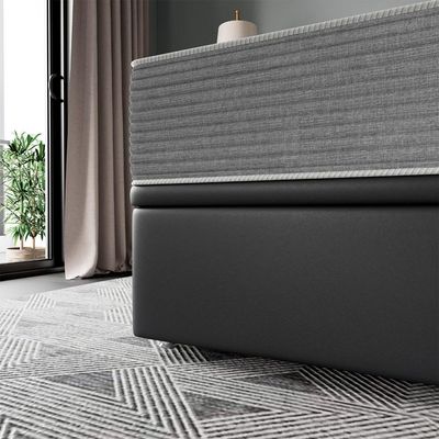 Base Baú Cinza Super King (193x203x39) - Ortobom