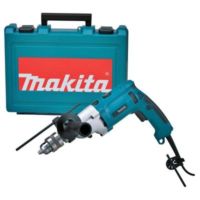 Furadeira De Impacto 2 Vel 20mm 3-4'' 1010W Industrial Com Punho Maleta Limitador Hp2070 Makita 220V