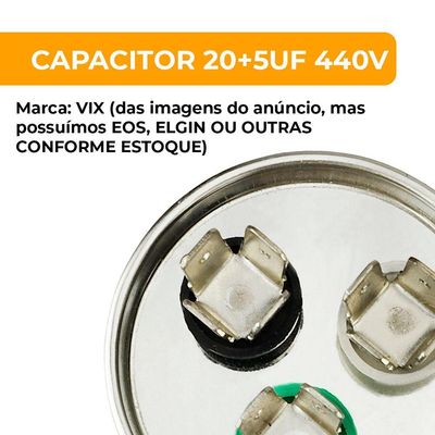 Capacitor 20 + 5 Uf 440v