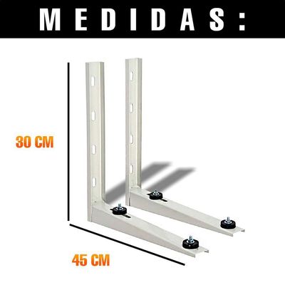 Suporte P/ Condensadora Barril 450mm X 300mm 7 A 12.000 Btus Até 50kg - Eos