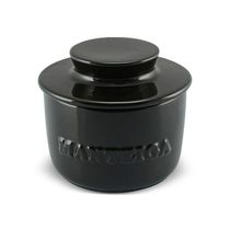 Manteigueira Francesa De Cerâmica 250 G Preta Ceraflame