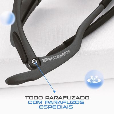Oculos Sol Proteção Uv Cinza Lupa Metal Masculino + Case