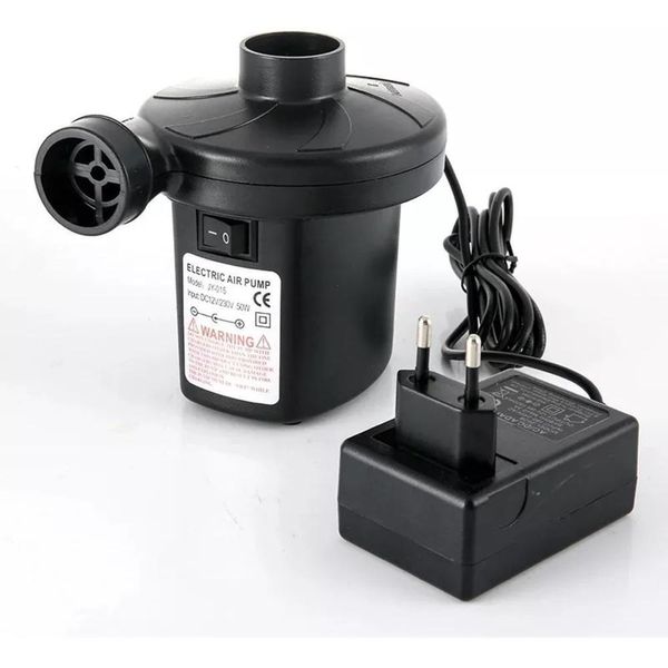 Inflador Elétrico Compressor P/ Bexiga, Colchão E Infláveis