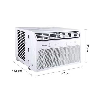 Ar-Condicionado de Janela Hisense AW-08CWBRVGU02 Wi-Fi 7.500 BTUs Frio Branco – 110V