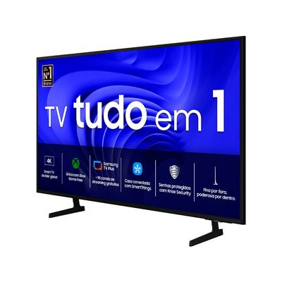 Smart TV 98" Samsung Crystal UHD 4K UN98DU9000 com Wi-Fi integrado, Bluetooth, Gaming Hub, Alexa e Som em Movimento Virtual