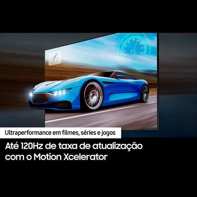 Smart TV 98" Samsung Crystal UHD 4K UN98DU9000 com Wi-Fi integrado, Bluetooth, Gaming Hub, Alexa e Som em Movimento Virtual